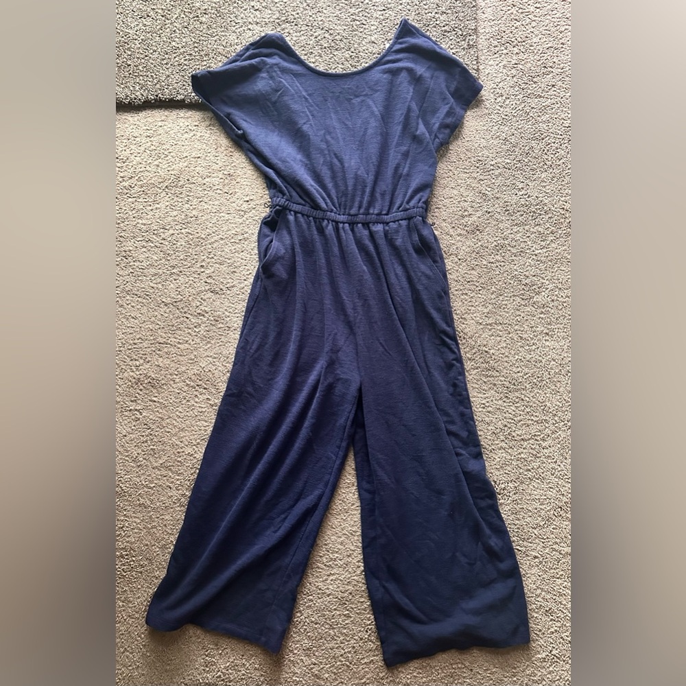 Old Navy Deep Blue Knit jumpsuit